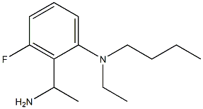 2-(1-aminoethyl)-N-butyl-N-ethyl-3-fluoroaniline 구조식 이미지