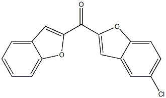 2-(1-benzofuran-2-ylcarbonyl)-5-chloro-1-benzofuran Structure