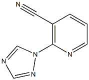 2-(1H-1,2,4-triazol-1-yl)nicotinonitrile 구조식 이미지