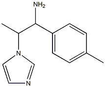 2-(1H-imidazol-1-yl)-1-(4-methylphenyl)propan-1-amine Structure