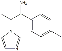 2-(1H-imidazol-1-yl)-1-(4-methylphenyl)propan-1-amine 구조식 이미지