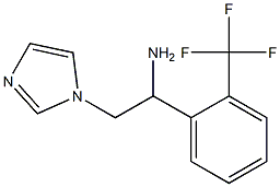 2-(1H-imidazol-1-yl)-1-[2-(trifluoromethyl)phenyl]ethanamine 구조식 이미지