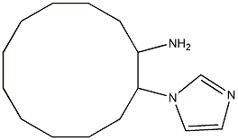 2-(1H-imidazol-1-yl)cyclododecanamine 구조식 이미지