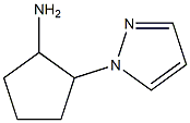 2-(1H-pyrazol-1-yl)cyclopentanamine 구조식 이미지