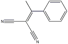 2-(1-phenylethylidene)propanedinitrile Structure