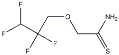 2-(2,2,3,3-tetrafluoropropoxy)ethanethioamide Structure