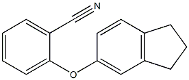 2-(2,3-dihydro-1H-inden-5-yloxy)benzonitrile Structure