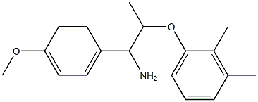 2-(2,3-dimethylphenoxy)-1-(4-methoxyphenyl)propan-1-amine Structure