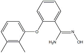 2-(2,3-dimethylphenoxy)-N'-hydroxybenzene-1-carboximidamide Structure