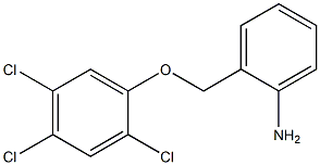 2-(2,4,5-trichlorophenoxymethyl)aniline Structure