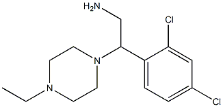 2-(2,4-dichlorophenyl)-2-(4-ethylpiperazin-1-yl)ethan-1-amine Structure