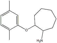 2-(2,5-dimethylphenoxy)cycloheptan-1-amine Structure