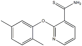 2-(2,5-dimethylphenoxy)pyridine-3-carbothioamide Structure