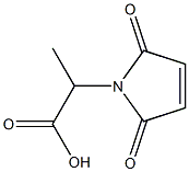 2-(2,5-dioxo-2,5-dihydro-1H-pyrrol-1-yl)propanoic acid Structure