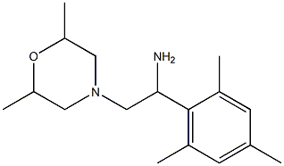 2-(2,6-dimethylmorpholin-4-yl)-1-mesitylethanamine 구조식 이미지