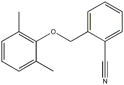 2-(2,6-dimethylphenoxymethyl)benzonitrile Structure