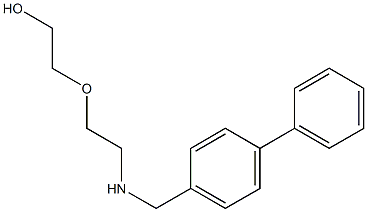 2-(2-{[(4-phenylphenyl)methyl]amino}ethoxy)ethan-1-ol Structure