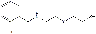 2-(2-{[1-(2-chlorophenyl)ethyl]amino}ethoxy)ethan-1-ol Structure