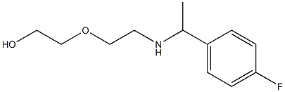 2-(2-{[1-(4-fluorophenyl)ethyl]amino}ethoxy)ethan-1-ol Structure