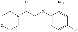 2-(2-amino-4-chlorophenoxy)-1-(morpholin-4-yl)ethan-1-one Structure
