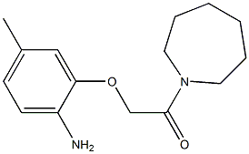 2-(2-amino-5-methylphenoxy)-1-(azepan-1-yl)ethan-1-one Structure