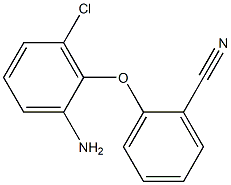2-(2-amino-6-chlorophenoxy)benzonitrile Structure