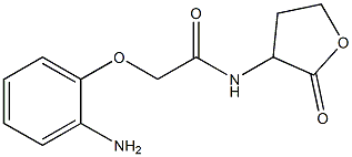 2-(2-aminophenoxy)-N-(2-oxooxolan-3-yl)acetamide Structure