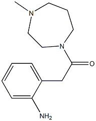 2-(2-aminophenyl)-1-(4-methyl-1,4-diazepan-1-yl)ethan-1-one Structure