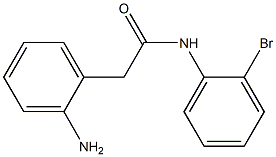 2-(2-aminophenyl)-N-(2-bromophenyl)acetamide 구조식 이미지