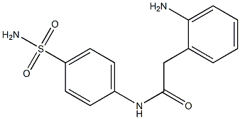 2-(2-aminophenyl)-N-(4-sulfamoylphenyl)acetamide Structure