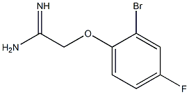 2-(2-bromo-4-fluorophenoxy)ethanimidamide 구조식 이미지
