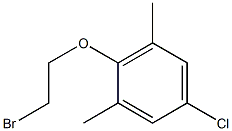 2-(2-bromoethoxy)-5-chloro-1,3-dimethylbenzene Structure