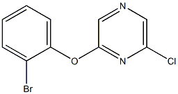 2-(2-bromophenoxy)-6-chloropyrazine Structure
