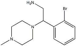 2-(2-bromophenyl)-2-(4-methylpiperazin-1-yl)ethanamine Structure