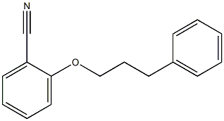 2-(3-phenylpropoxy)benzonitrile 구조식 이미지