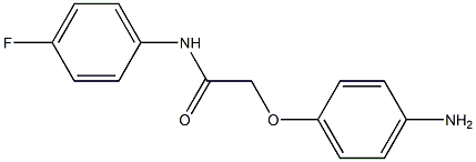 2-(4-aminophenoxy)-N-(4-fluorophenyl)acetamide Structure