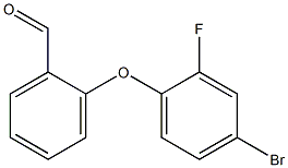 2-(4-bromo-2-fluorophenoxy)benzaldehyde Structure