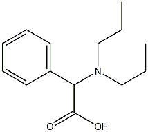 2-(dipropylamino)-2-phenylacetic acid Structure