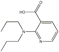 2-(dipropylamino)pyridine-3-carboxylic acid Structure