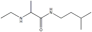 2-(ethylamino)-N-(3-methylbutyl)propanamide Structure