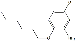 2-(hexyloxy)-5-methoxyaniline 구조식 이미지