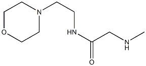 2-(methylamino)-N-(2-morpholin-4-ylethyl)acetamide Structure