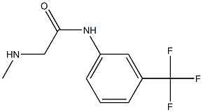 2-(methylamino)-N-[3-(trifluoromethyl)phenyl]acetamide 구조식 이미지