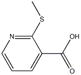 2-(methylsulfanyl)pyridine-3-carboxylic acid Structure