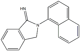 2-(naphthalen-1-yl)-2,3-dihydro-1H-isoindol-1-imine Structure