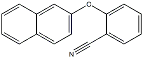 2-(naphthalen-2-yloxy)benzonitrile Structure