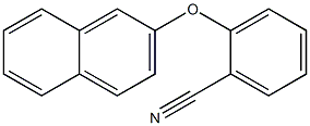 2-(naphthalen-2-yloxy)benzonitrile 구조식 이미지