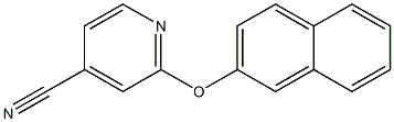 2-(naphthalen-2-yloxy)pyridine-4-carbonitrile 구조식 이미지
