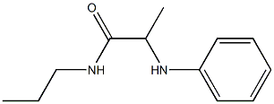 2-(phenylamino)-N-propylpropanamide Structure
