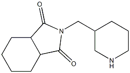 2-(piperidin-3-ylmethyl)hexahydro-1H-isoindole-1,3(2H)-dione Structure